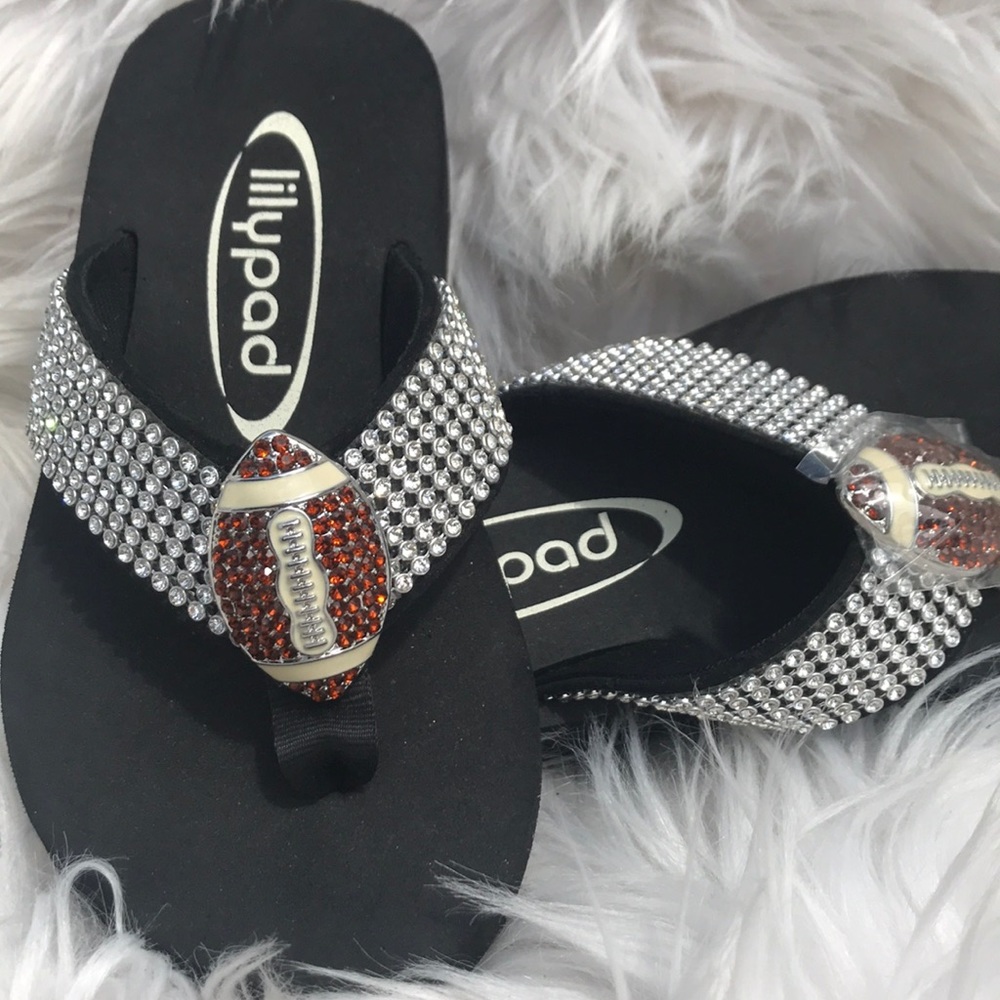 Girls Football 🏈 Flip Flops